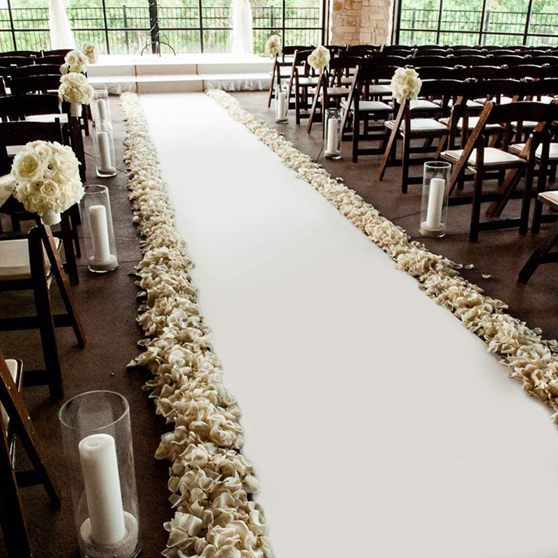 Aisle Runner White - Pernikahan Lorong Runner Pesta Ulang Tahun
