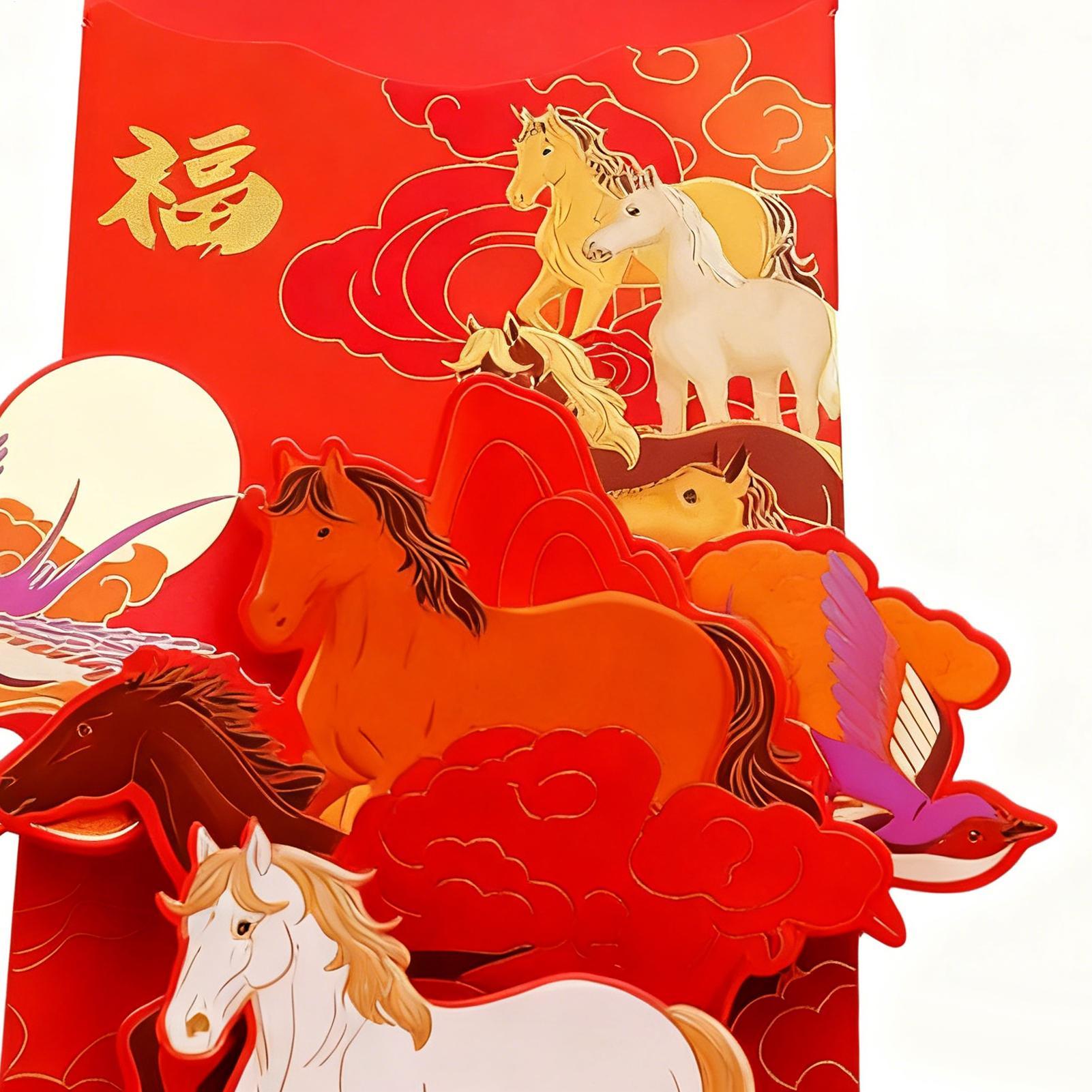 Wedding Envelopes - Amplop Merah Cina Portabel untuk Uang