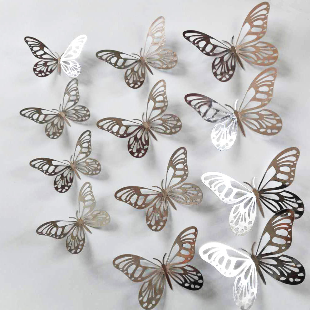 12 Buah/Set Stiker Dinding Kup - Wedding Package Gold ulasan dan harga