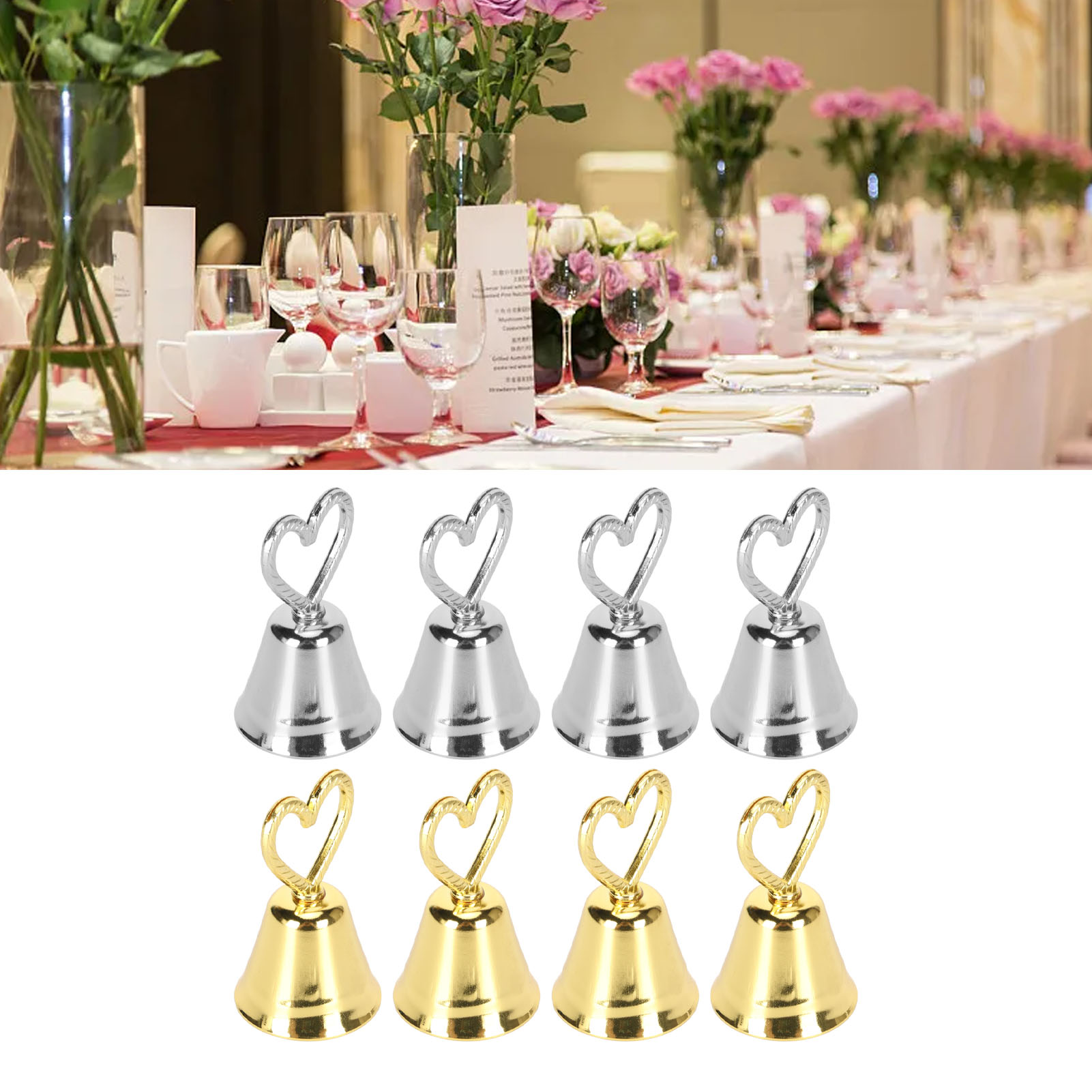Penyangga Kartu Nama Emas Buat - Table Number Gold ulasan dan harga