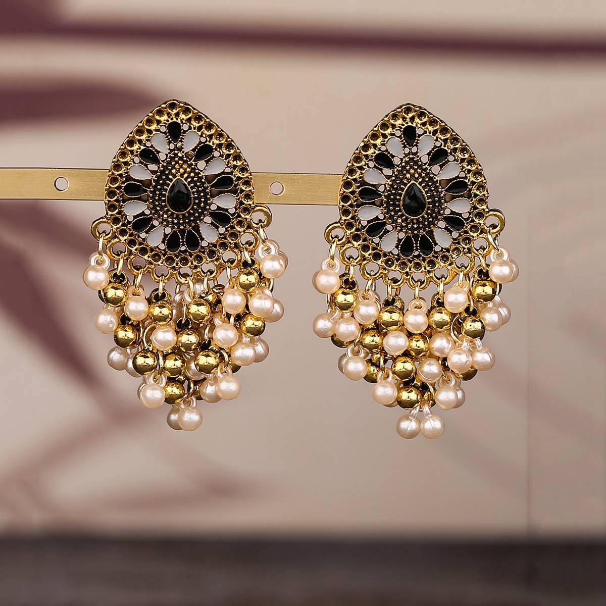 Perhiasan Retro India Anting-A - Indian Wedding Supply ulasan dan harga