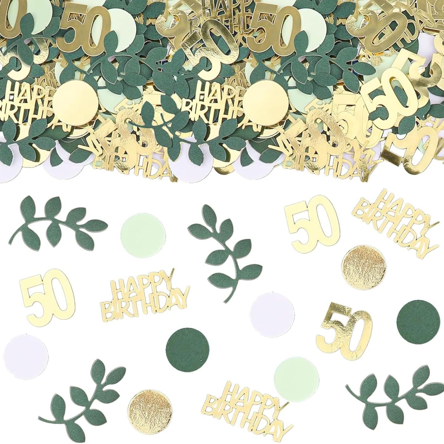 120 Konfeti Ulang Tahun Angka  - Table Number Gold ulasan dan harga