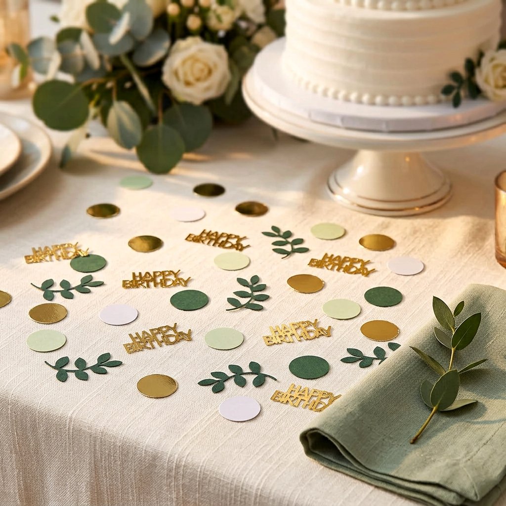 120 Konfeti Ulang Tahun Angka  - Table Number Gold ulasan dan harga