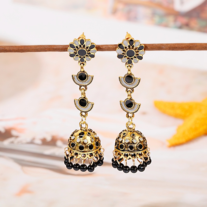 Jhumka Jhumki Multicolor Manik - Indian Wedding Supply ulasan dan harga