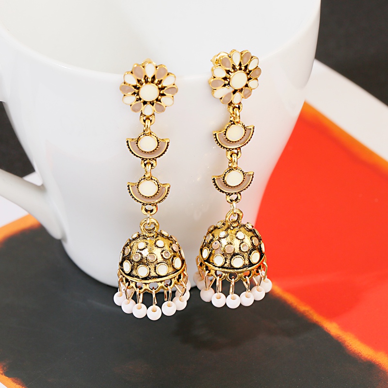 Jhumka Jhumki Multicolor Manik - Indian Wedding Supply ulasan dan harga