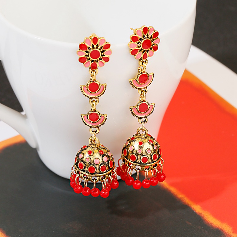 Etnis Panjang Berwarna Merah M - Indian Wedding Supply ulasan dan harga