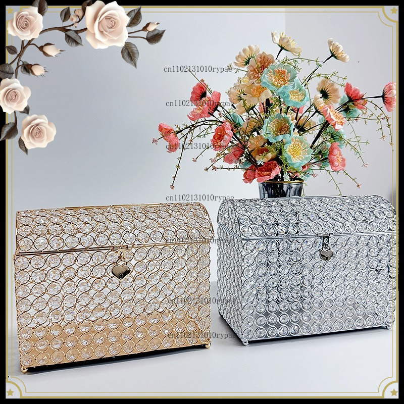 Kotak perhiasan kristal, tempa - Wedding Supply.Box ulasan dan harga