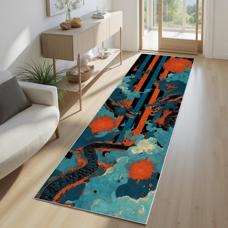 Karpet Oriental White Tiger Ru - Aisle Runner White ulasan dan harga