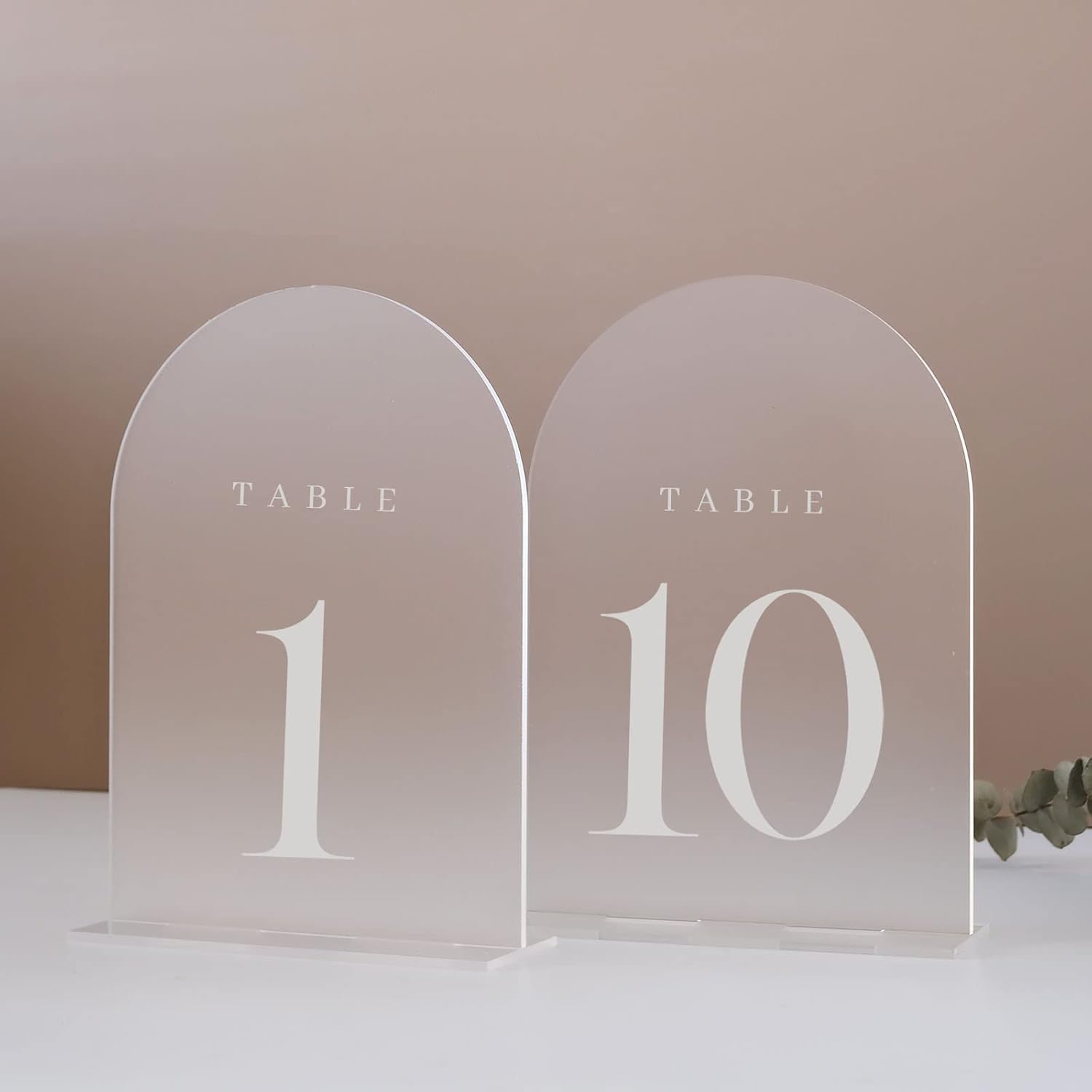 Nomor Meja Akrilik dengan Peny - Table Number Gold ulasan dan harga
