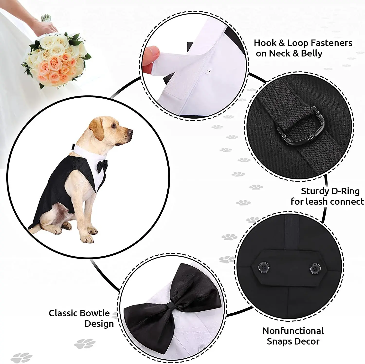 Pakaian Anjing Peliharaan, Pak - Suitsupply Wedding Tuxedo ulasan dan harga