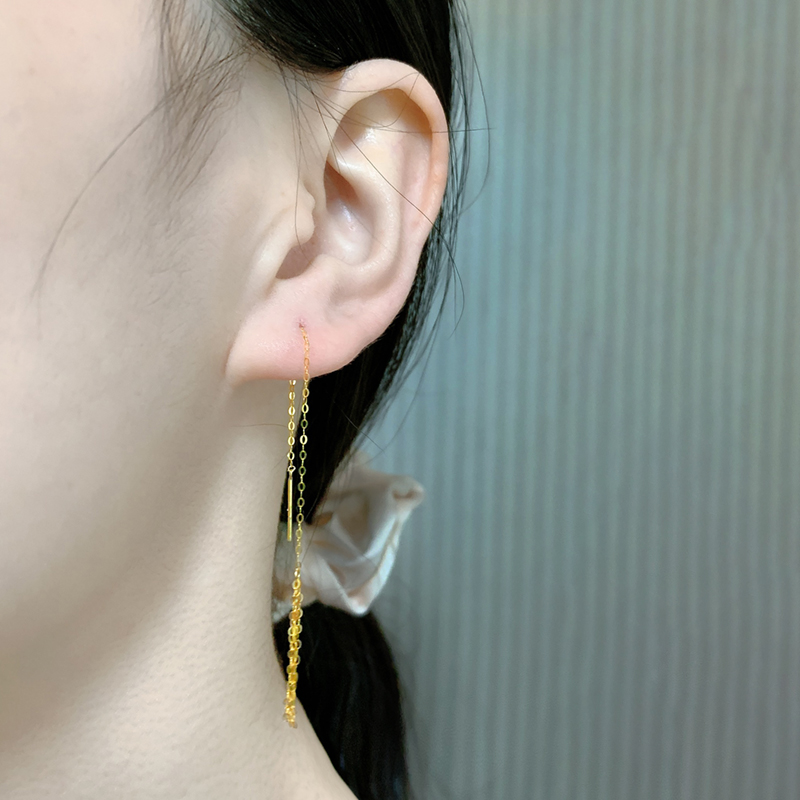 Anting Emas Kuning 18K Baru Pe - Wedding Package Gold ulasan dan harga
