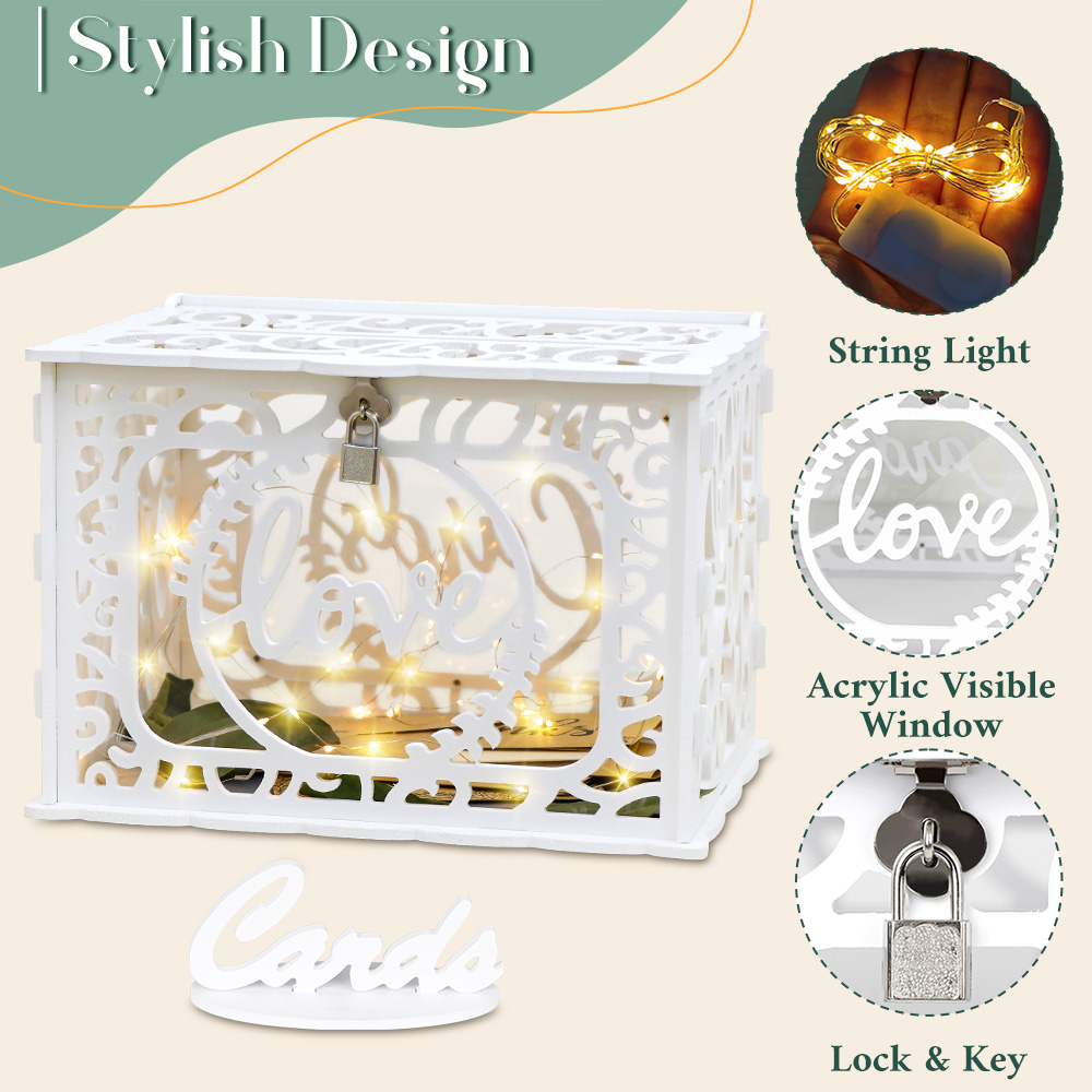 Kotak kartu pernikahan, kotak  - Wedding Supply.Box ulasan dan harga